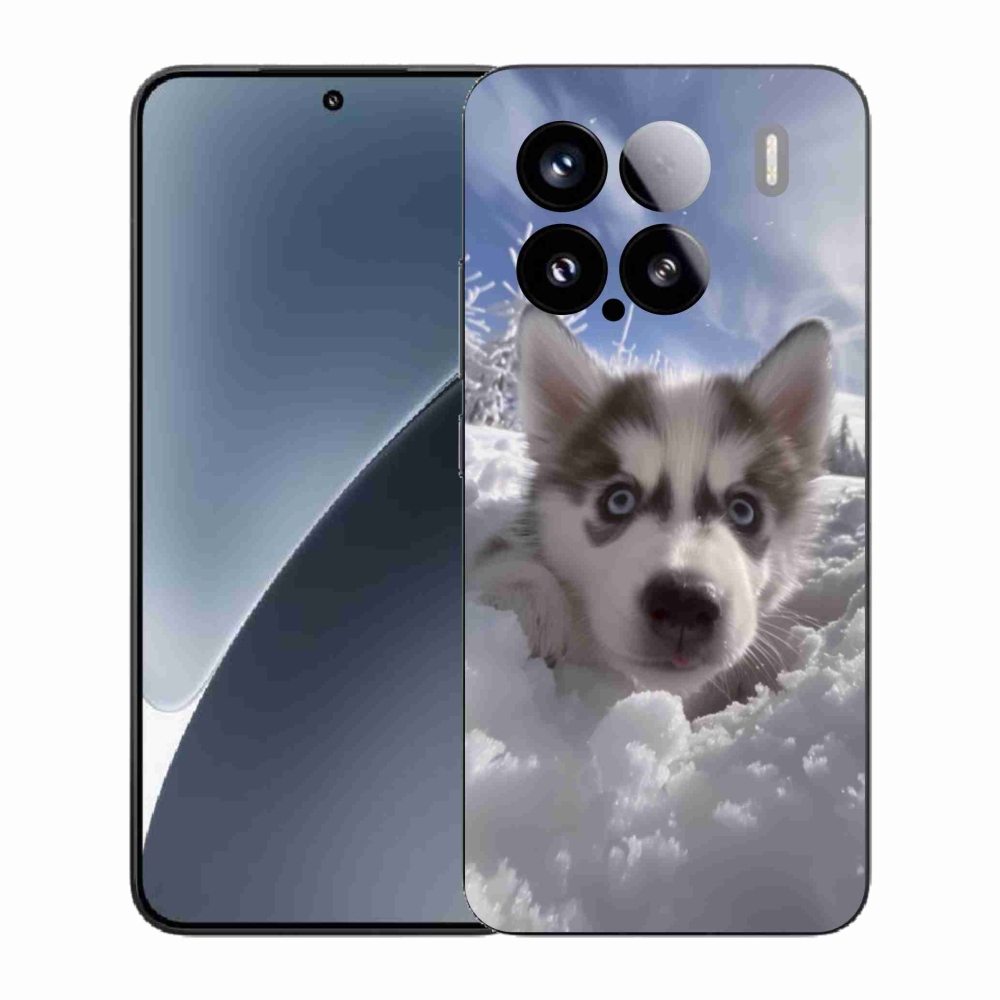 Gélový kryt mmCase na Xiaomi 15 - husky v snehu