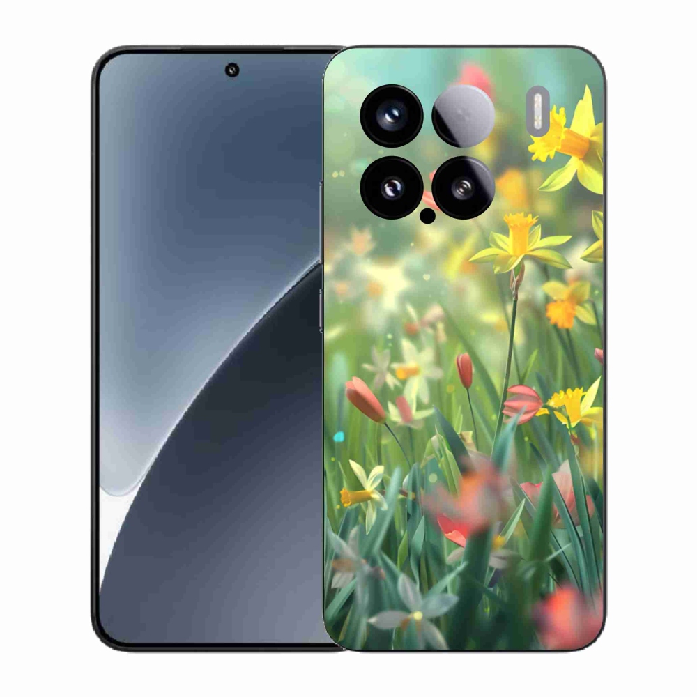 Gélový kryt mmCase na Xiaomi 15 - jarné kvety