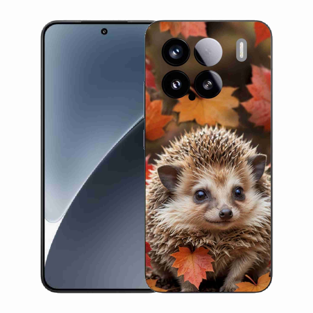 Gélový kryt mmCase na Xiaomi 15 - ježko v lístí