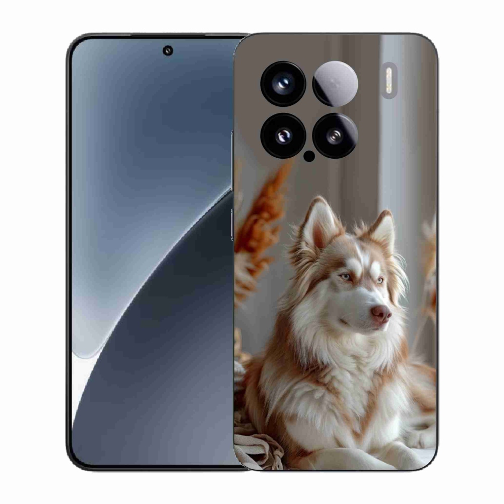Gélový kryt mmCase na Xiaomi 15 - pokojný sibírsky husky