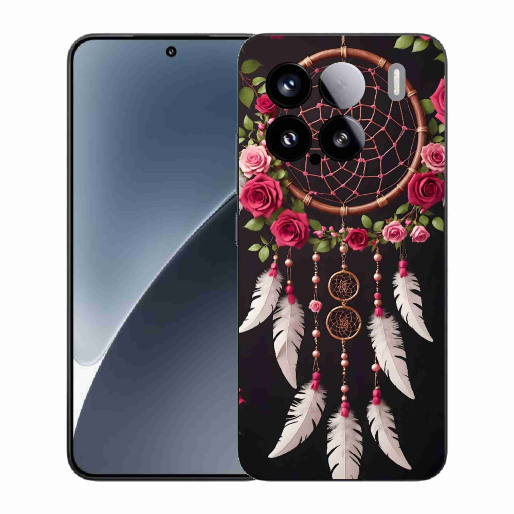 Gélový kryt mmCase na Xiaomi 15 - lapač snov s ružami