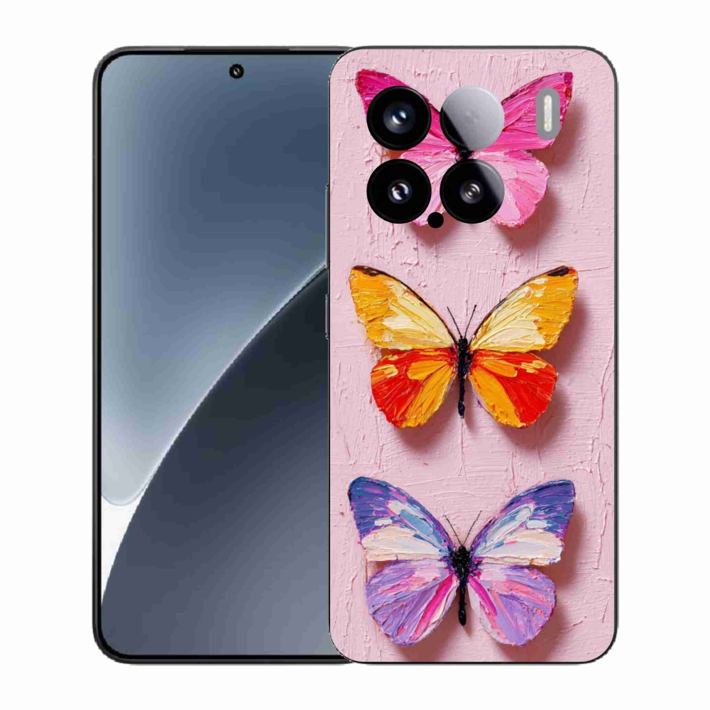 Gélový kryt mmCase na Xiaomi 15 - motýlia trojica