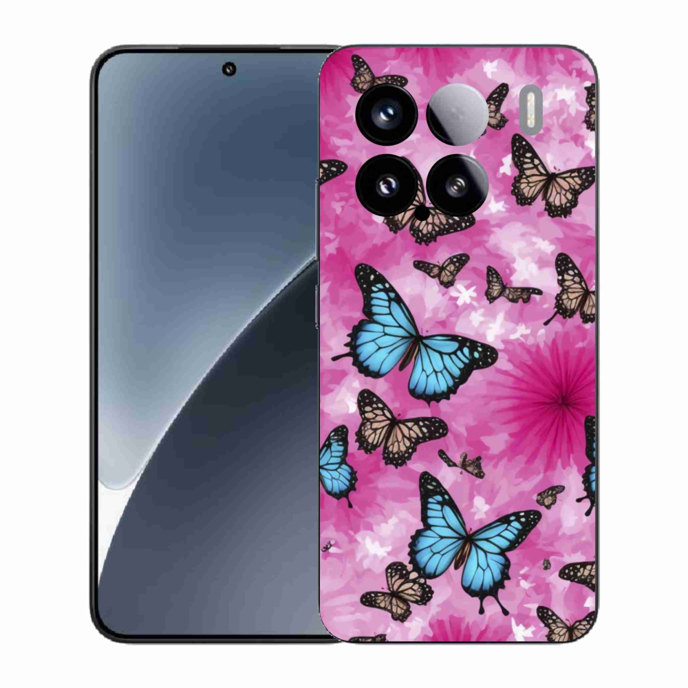 Gélový kryt mmCase na Xiaomi 15 - motýlia záhrada