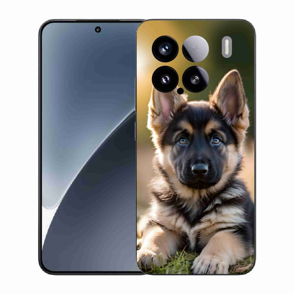 Gélový kryt mmCase na Xiaomi 15 - nemecký ovčiak v prírode
