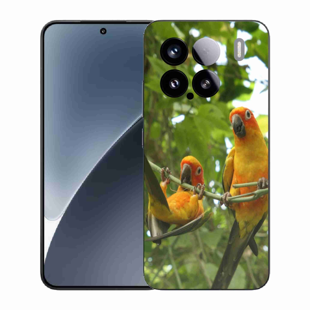Gélový kryt mmCase na Xiaomi 15 - papagáje aratingy