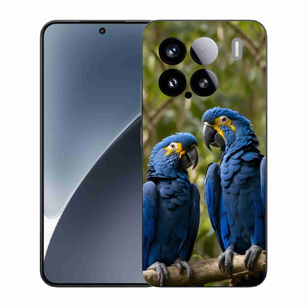 Gélový kryt mmCase na Xiaomi 15 - papagájové duo