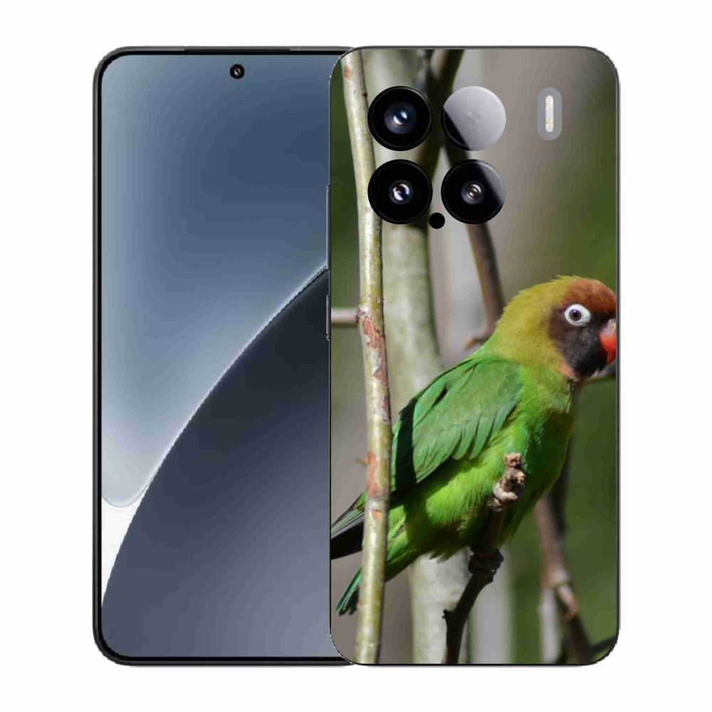 Gélový kryt mmCase na Xiaomi 15 - papagáj agapornis