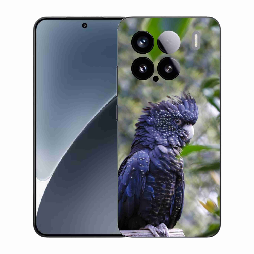 Gélový kryt mmCase na Xiaomi 15 - papagáj kakadu čierny