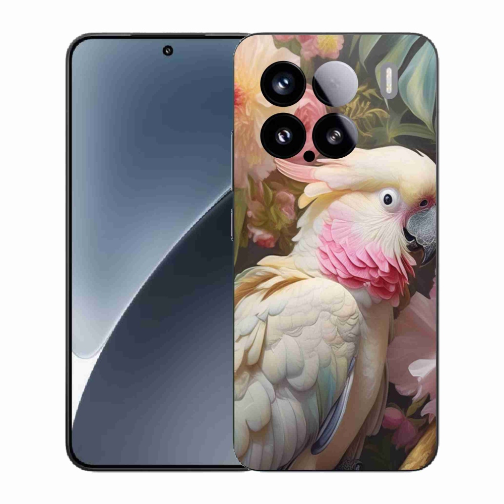 Gélový kryt mmCase na Xiaomi 15 - papagáj kakadu ružový 2
