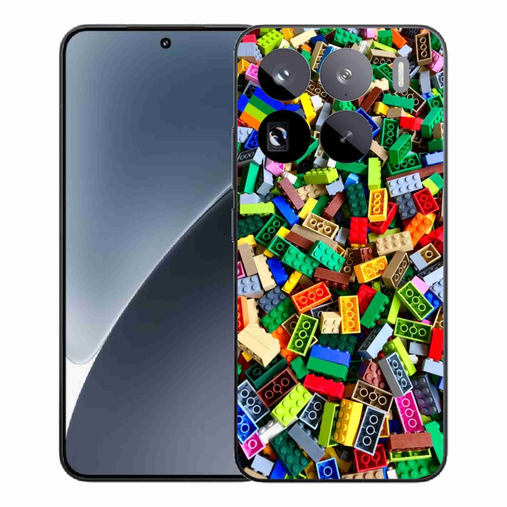 Gélový kryt mmCase na Xiaomi 15 Pro - farebné stavebné kocky