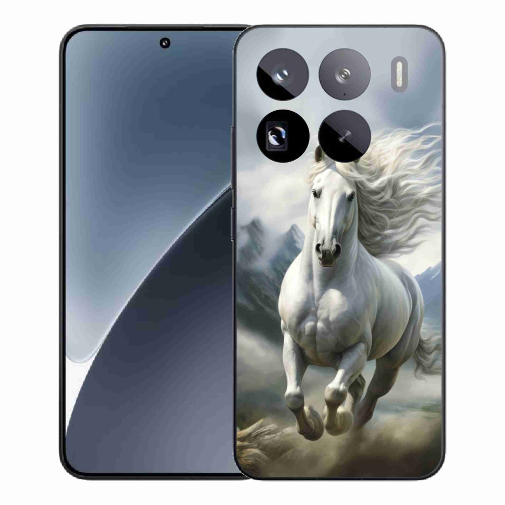Gélový kryt mmCase na Xiaomi 15 Pro - bežiaci biely kôň 3