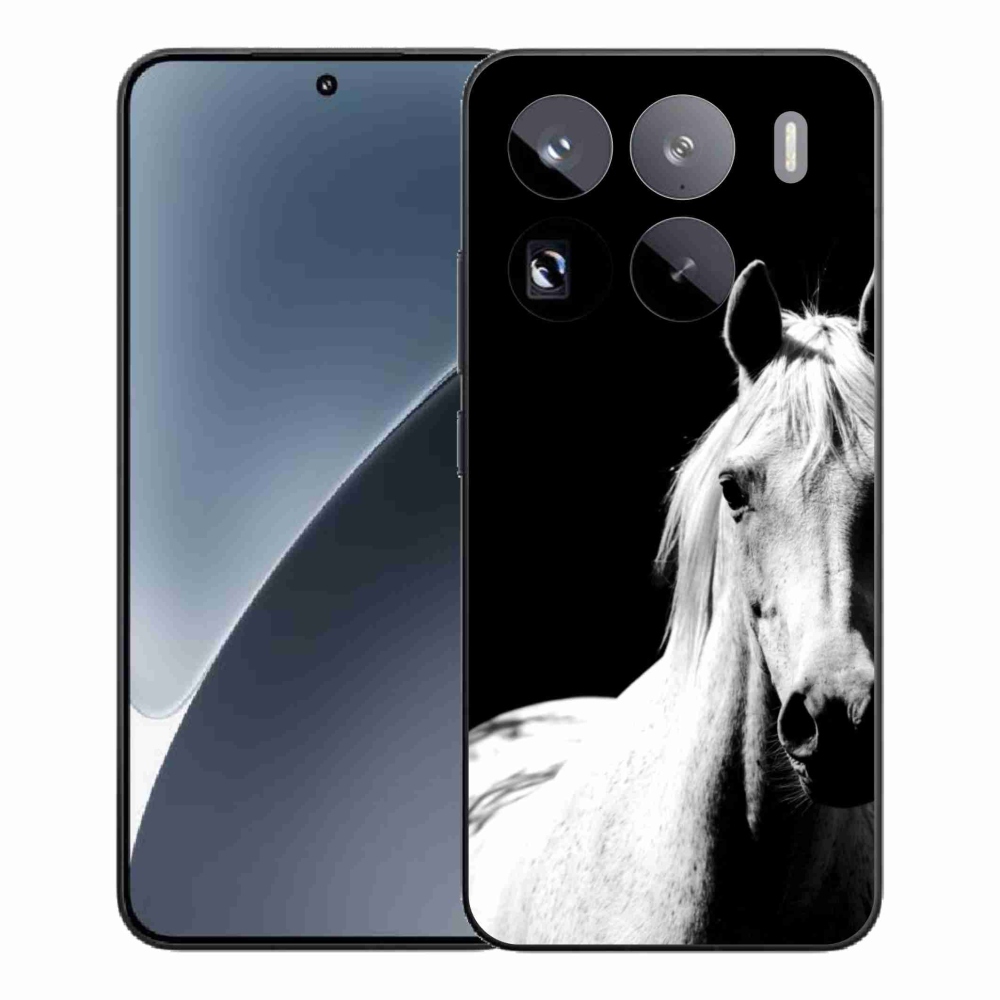 Gélový kryt mmCase na Xiaomi 15 Pro - biely kôň 5