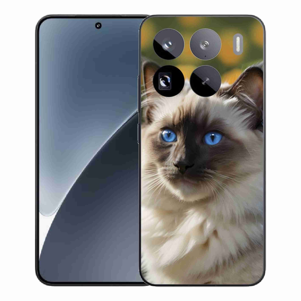 Gélový kryt mmCase na Xiaomi 15 Pro - biely ragdoll