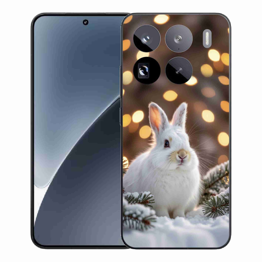 Gélový kryt mmCase na Xiaomi 15 Pro - biely zajac