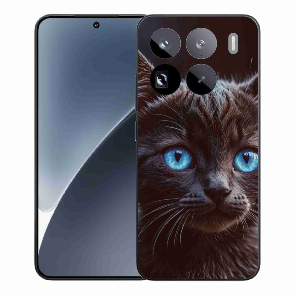 Gélový kryt mmCase na Xiaomi 15 Pro - čierne mačiatko 2