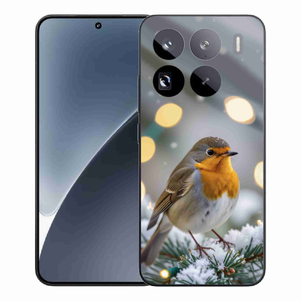 Gélový kryt mmCase na Xiaomi 15 Pro - červienka v zime