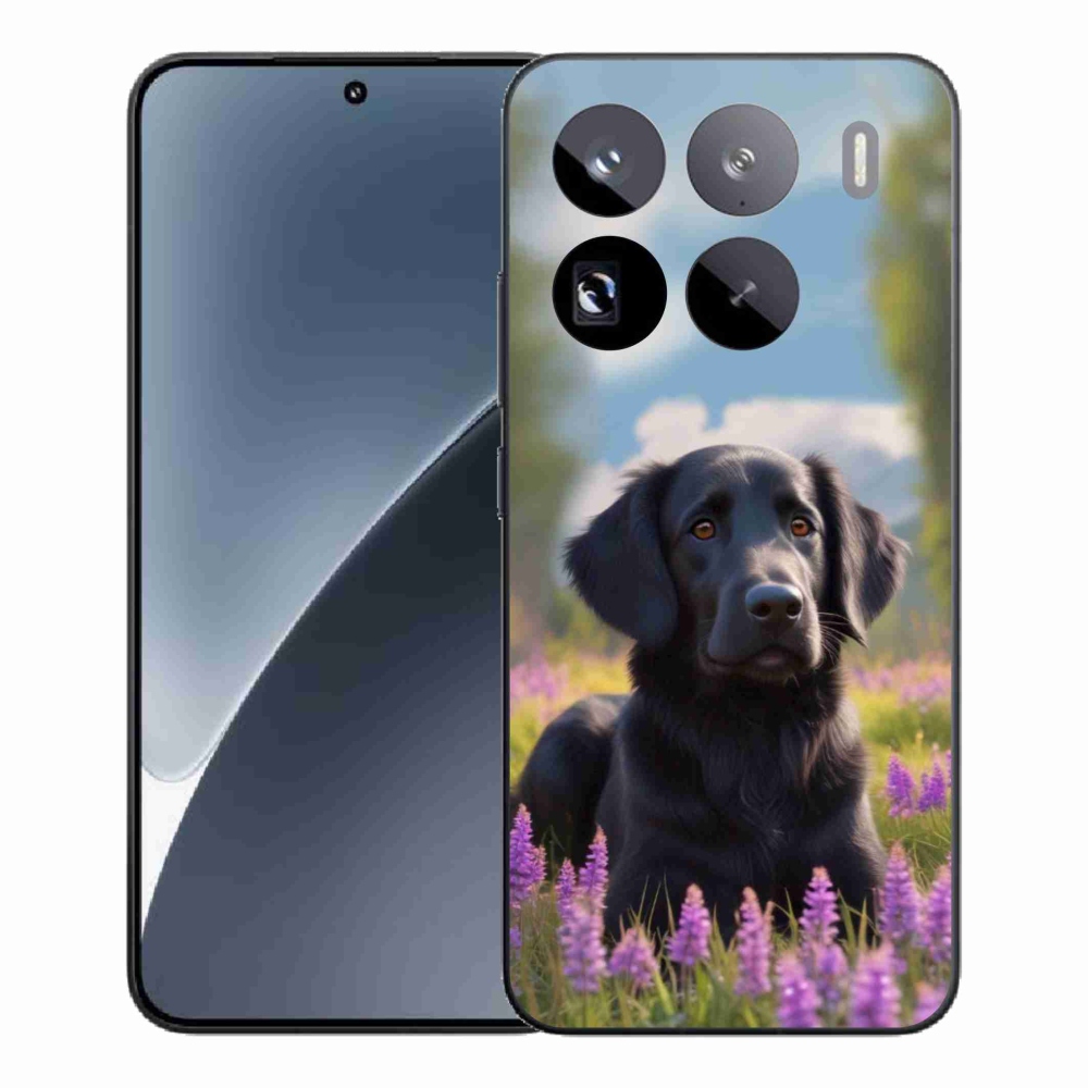 Gélový kryt mmCase na Xiaomi 15 Pro - elegantný čierny retriever