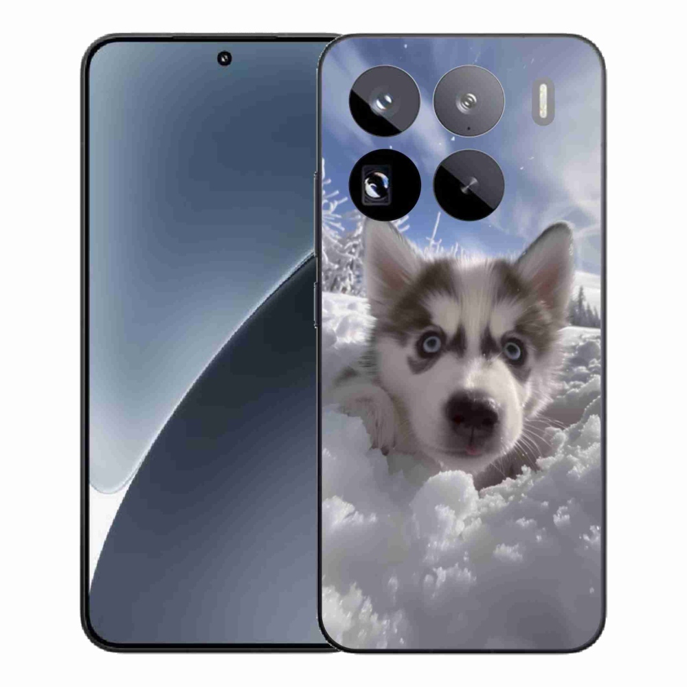 Gélový kryt mmCase na Xiaomi 15 Pro - husky v snehu