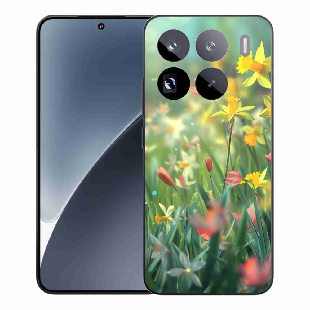 Gélový kryt mmCase na Xiaomi 15 Pro - jarné kvety