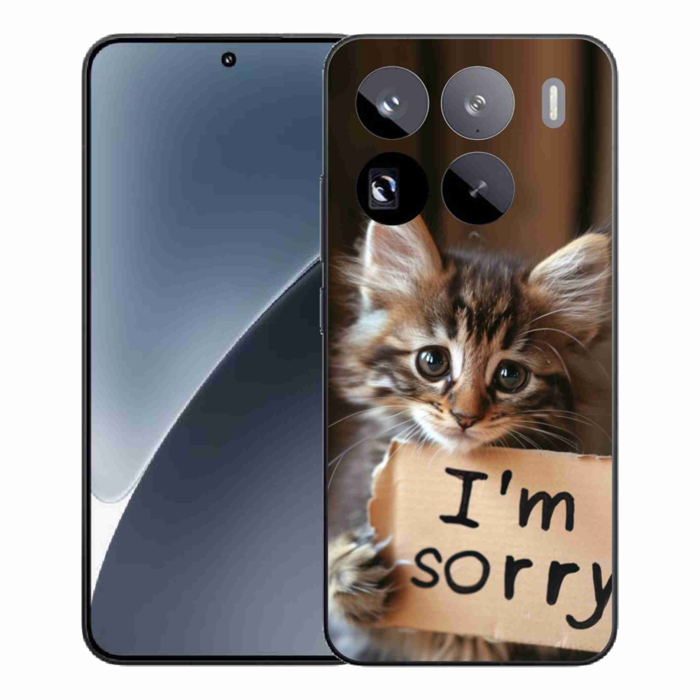 Gélový kryt mmCase na Xiaomi 15 Pro - mačacie ospravedlnenie