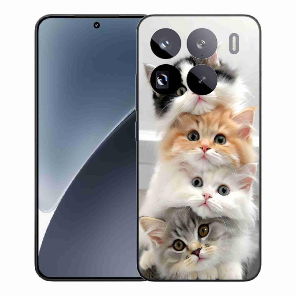 Gélový kryt mmCase na Xiaomi 15 Pro - mačacia partia