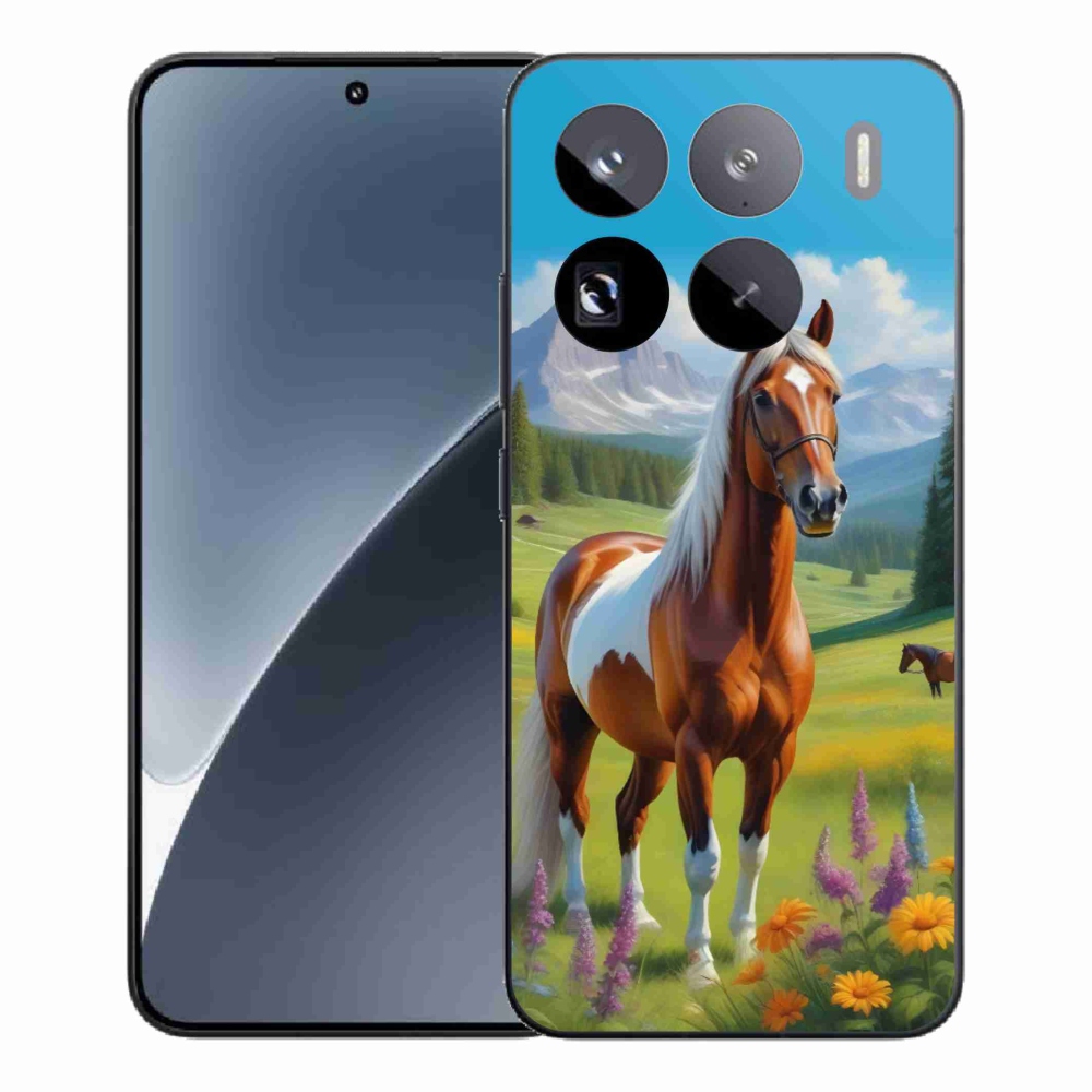 Gélový kryt mmCase na Xiaomi 15 Pro - kôň na lúke