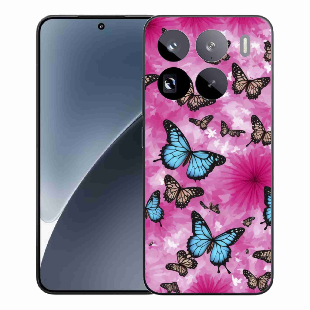 Gélový kryt mmCase na Xiaomi 15 Pro - motýlia záhrada