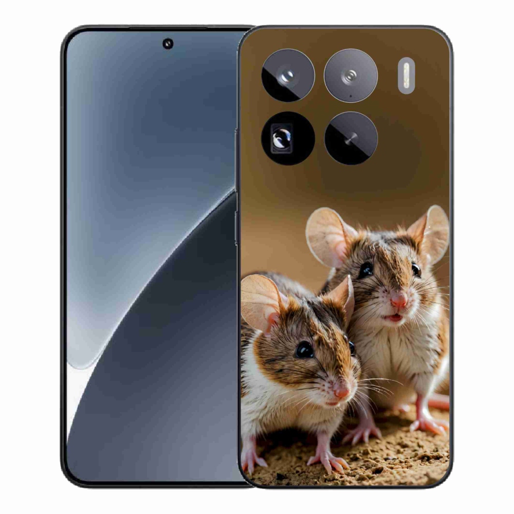Gélový kryt mmCase na Xiaomi 15 Pro - myší duo
