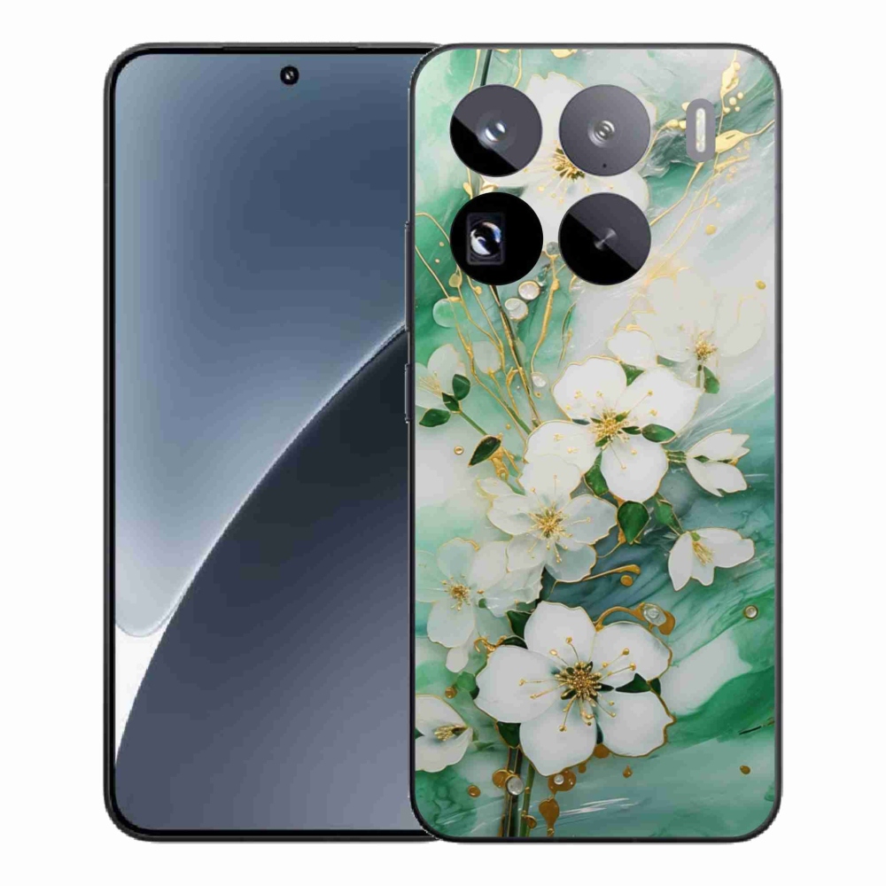 Gélový kryt mmCase na Xiaomi 15 Pro - nežné kvety