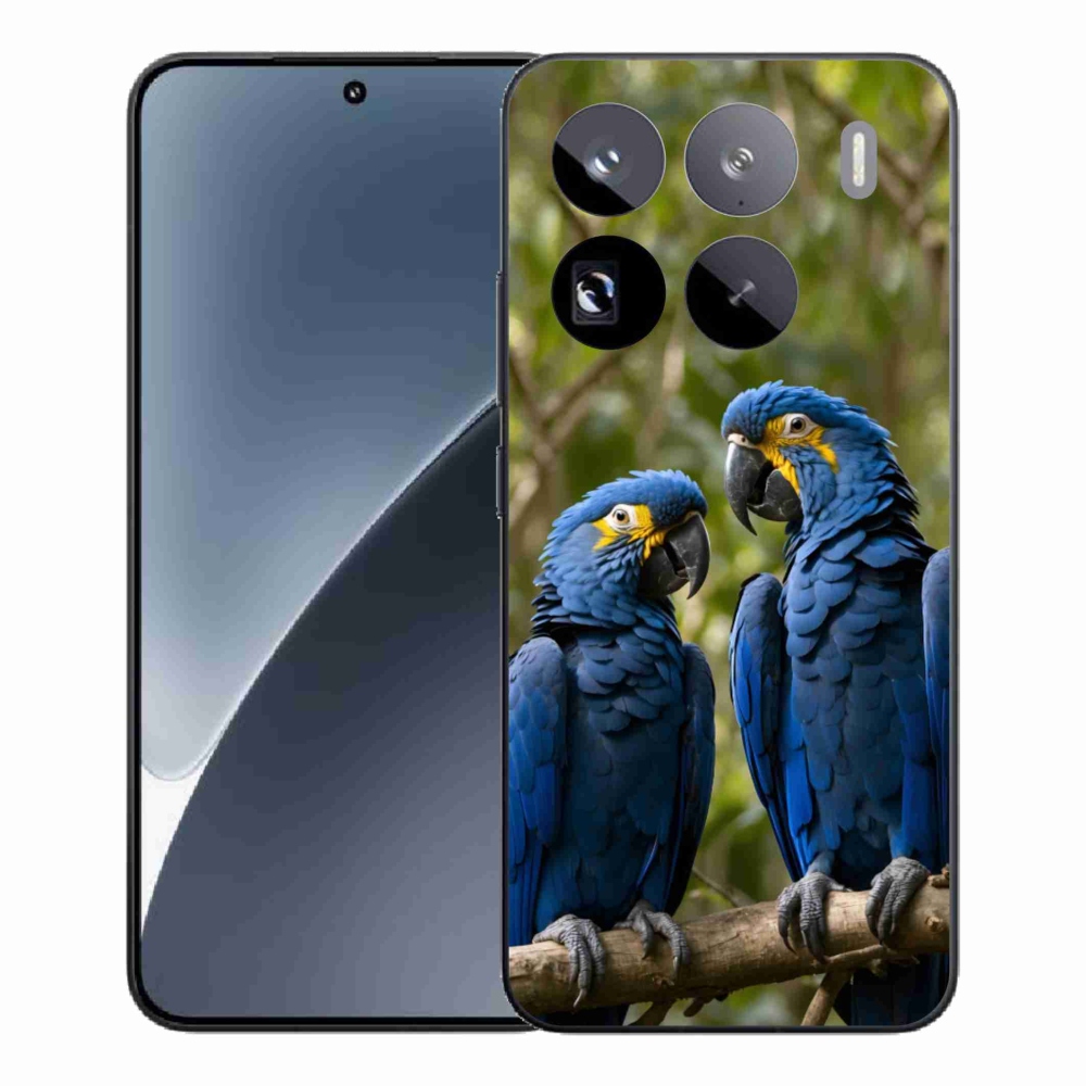 Gélový kryt mmCase na Xiaomi 15 Pro - papagájové duo
