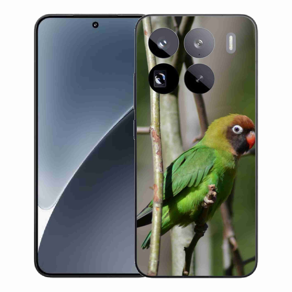 Gélový kryt mmCase na Xiaomi 15 Pro - papagáj agapornis