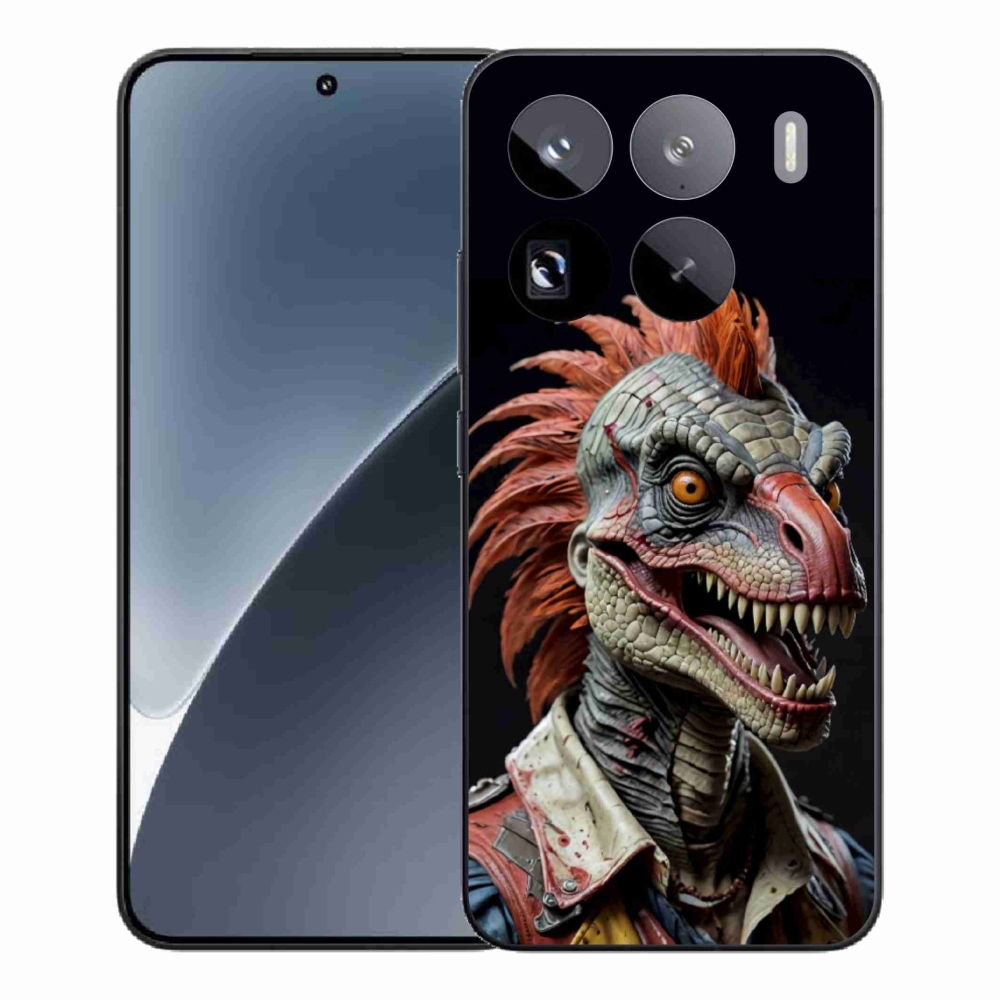 Gélový kryt mmCase na Xiaomi 15 Pro - punk dinosaurus