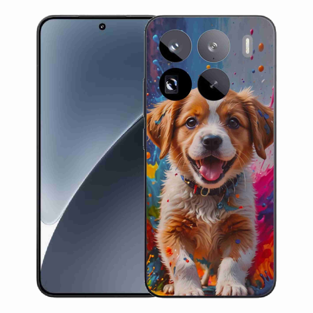Gélový kryt mmCase na Xiaomi 15 Pro - roztomilé šteňa 3