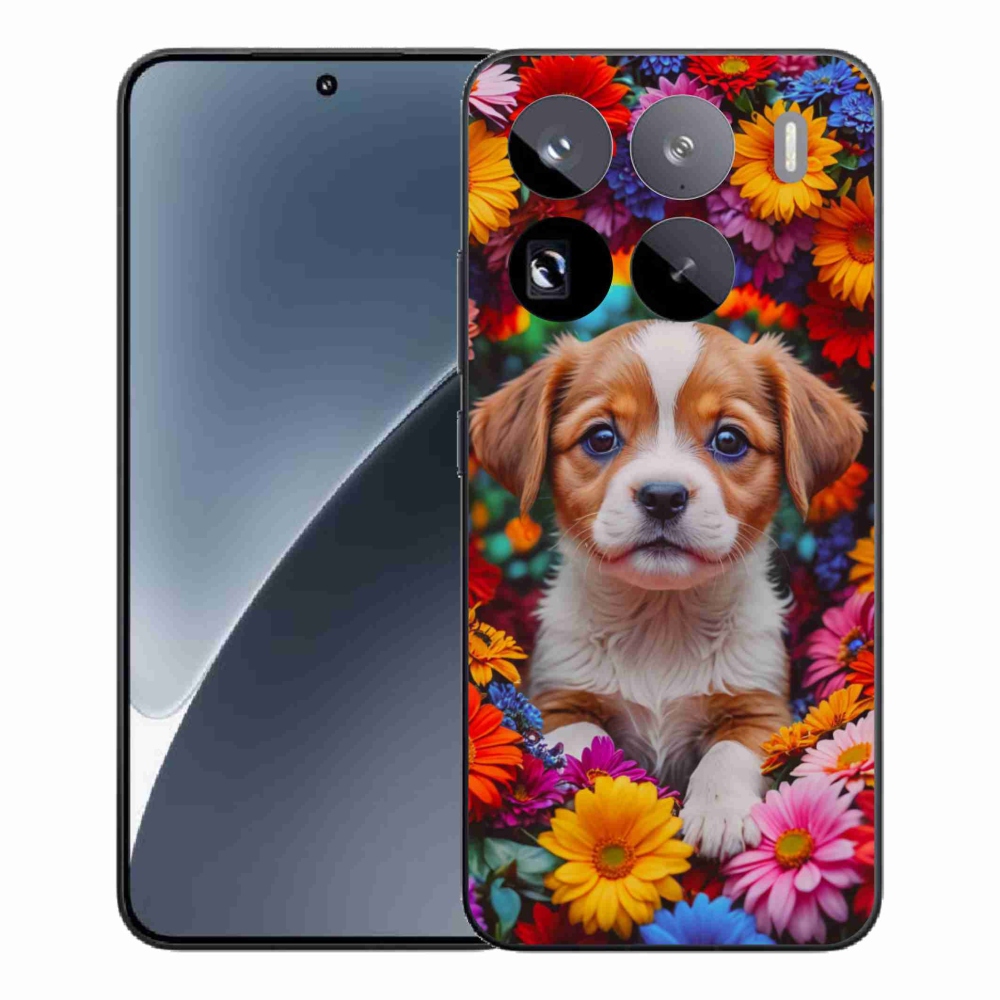 Gélový kryt mmCase na Xiaomi 15 Pro - roztomilé šteňa
