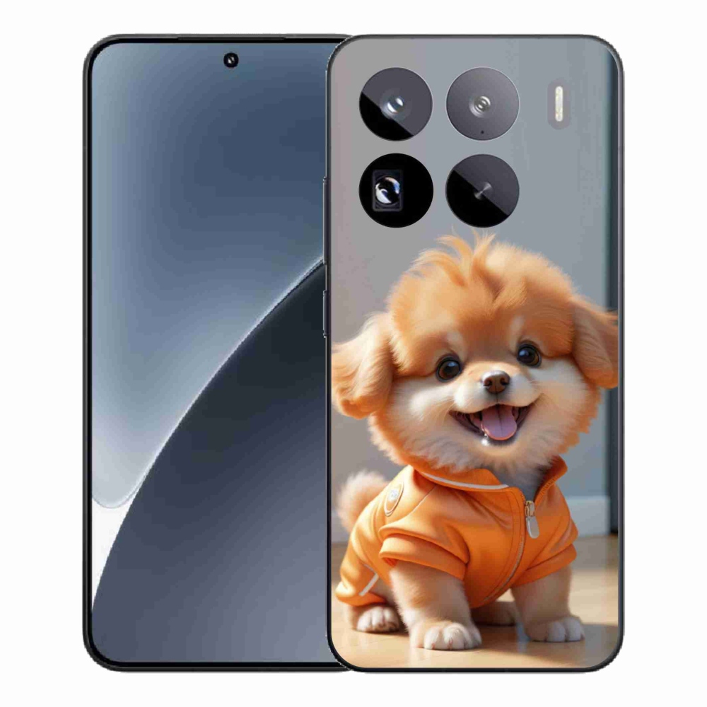 Gélový kryt mmCase na Xiaomi 15 Pro - roztomilý pomeranian v mikine