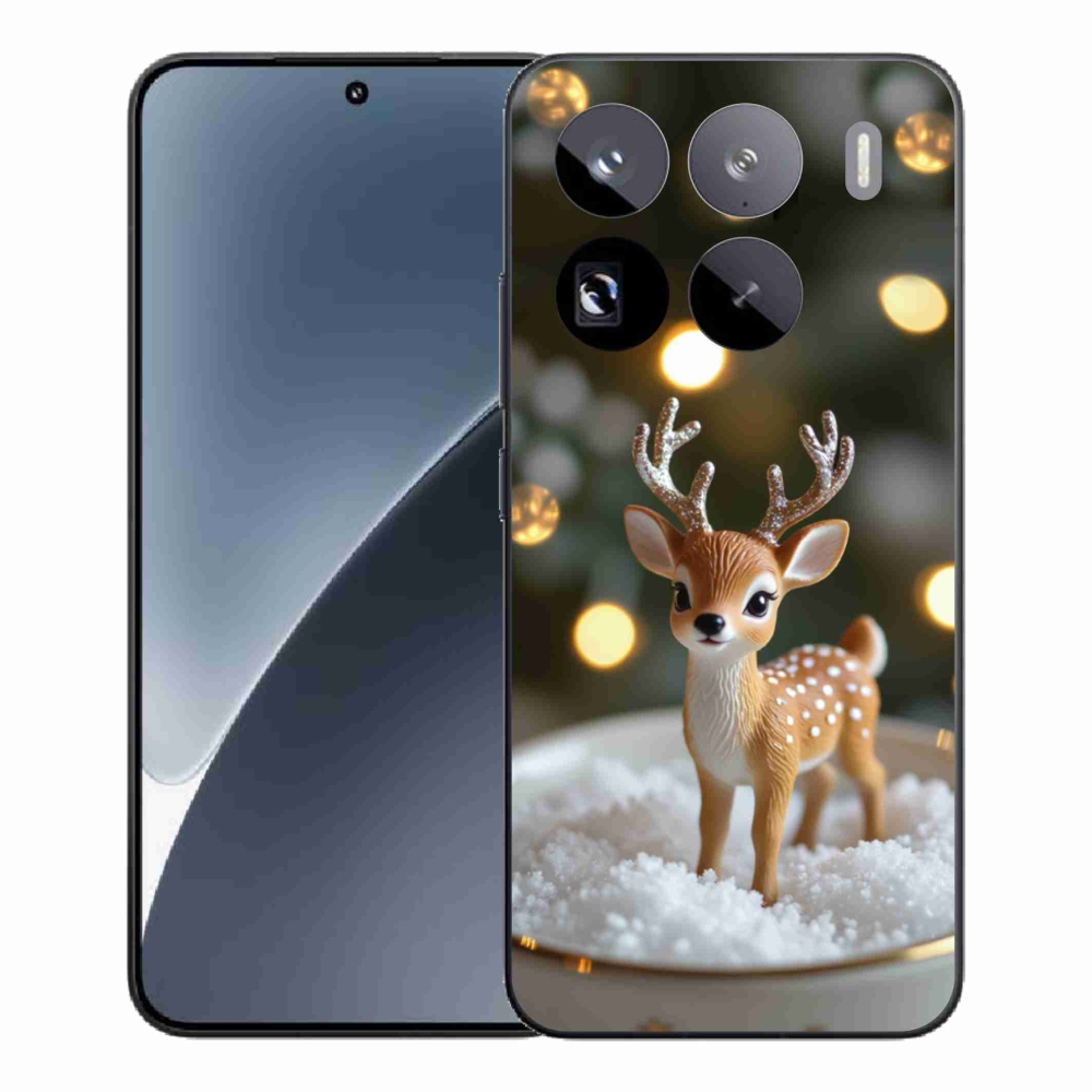 Gélový kryt mmCase na Xiaomi 15 Pro - roztomilý vianočný jeleň
