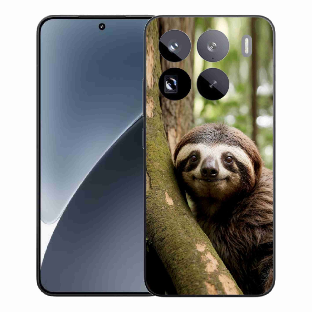 Gélový kryt mmCase na Xiaomi 15 Pro - usmievavý leňochod