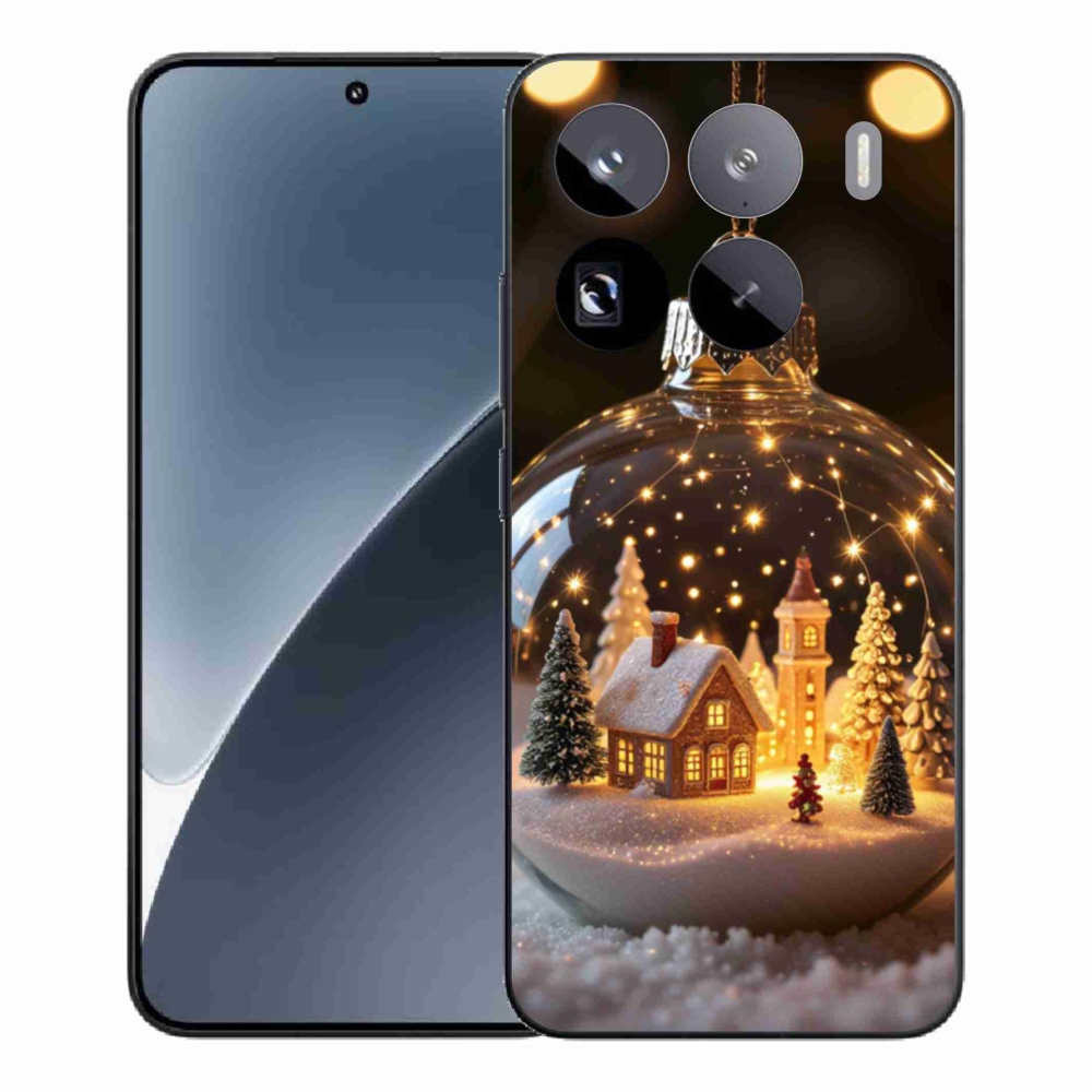 Gélový kryt mmCase na Xiaomi 15 Pro - vianočné gule 3