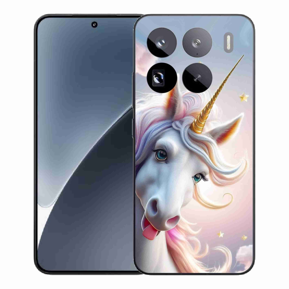 Gélový kryt mmCase na Xiaomi 15 Pro - veselý jednorožec
