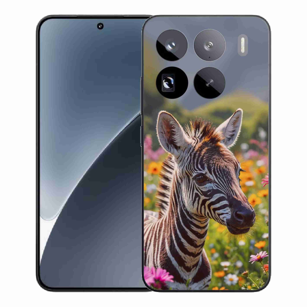 Gélový kryt mmCase na Xiaomi 15 Pro - zebra na lúke