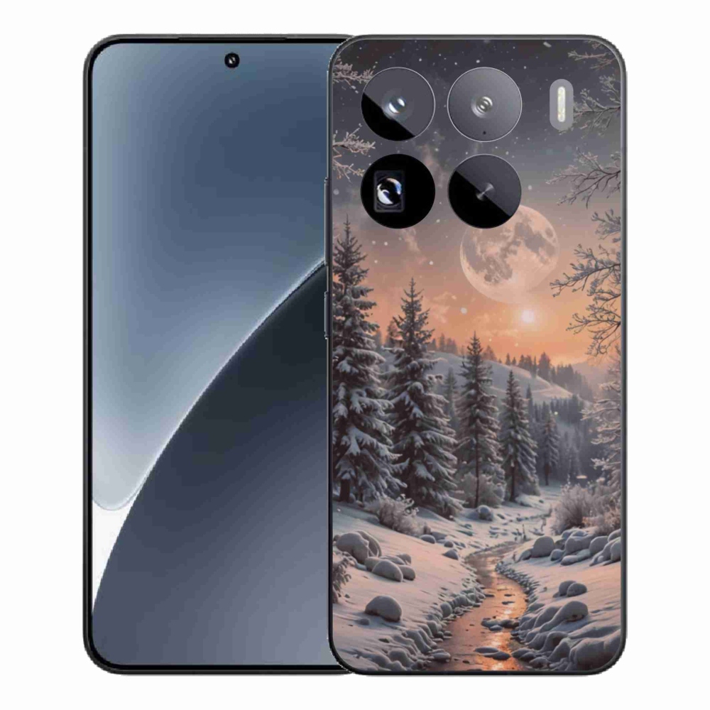 Gélový kryt mmCase na Xiaomi 15 Pro - zimná krajina 2
