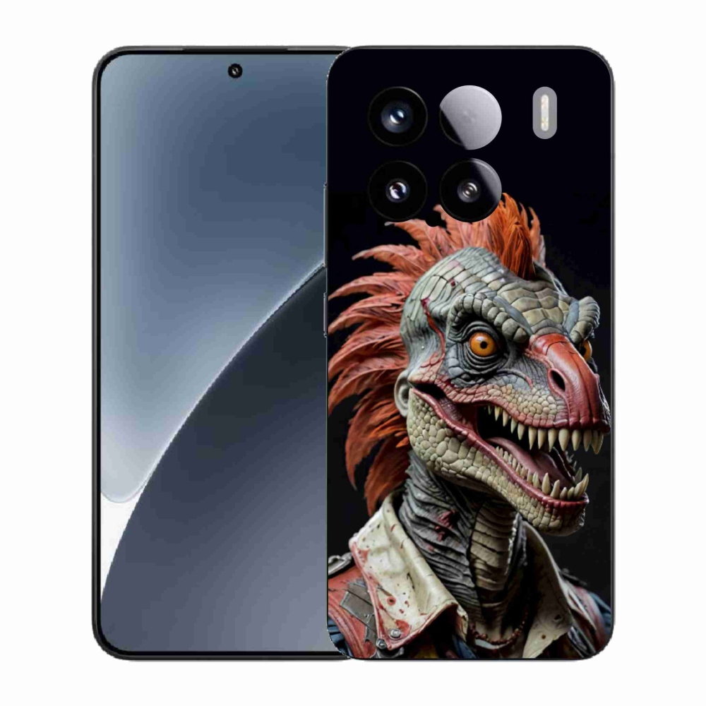 Gélový kryt mmCase na Xiaomi 15 - punk dinosaurus