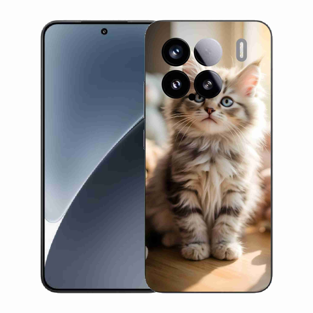 Gélový kryt mmCase na Xiaomi 15 - roztomilé mačiatko 10