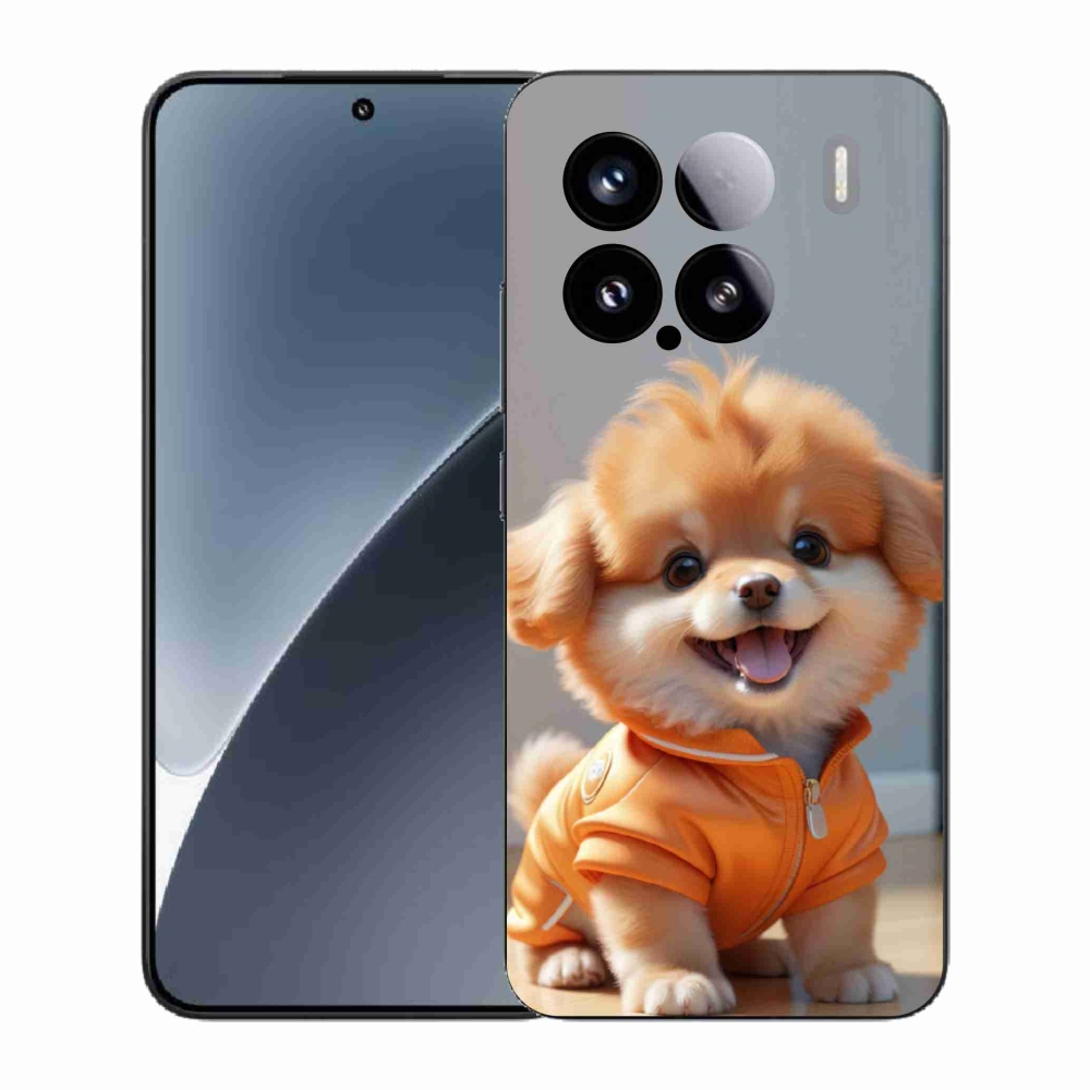 Gélový kryt mmCase na Xiaomi 15 - roztomilý pomeranian v mikine