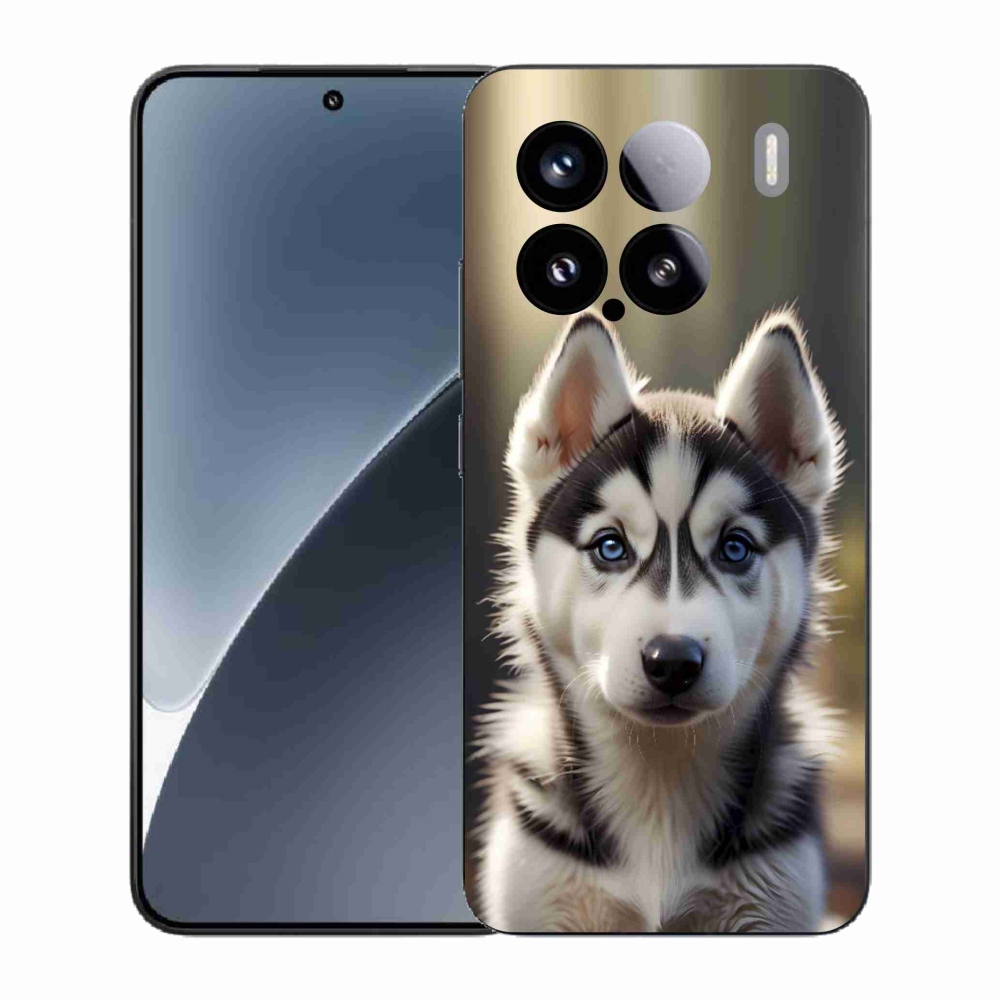 Gélový kryt mmCase na Xiaomi 15 - roztomilý sibírsky husky