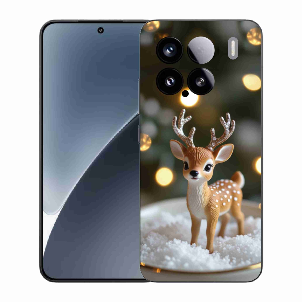 Gélový kryt mmCase na Xiaomi 15 - roztomilý vianočný jeleň