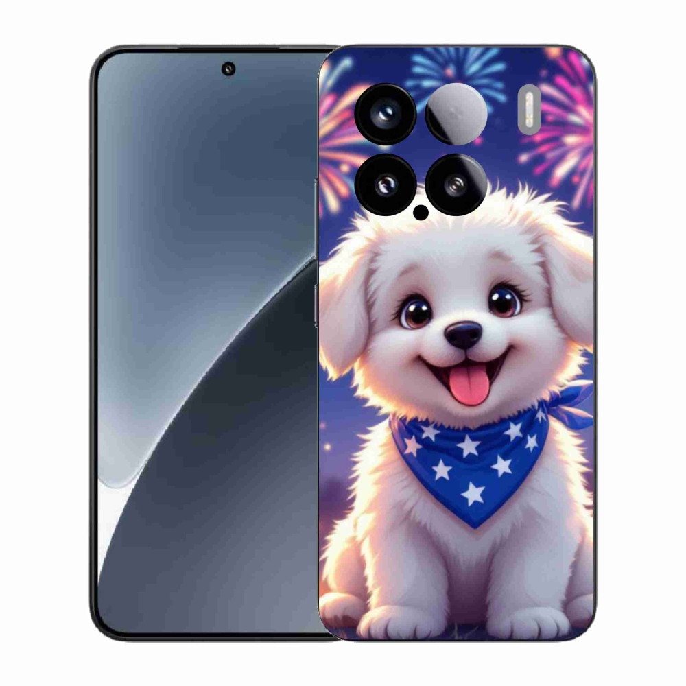 Gélový kryt mmCase na Xiaomi 15 - slávnostné šteňa