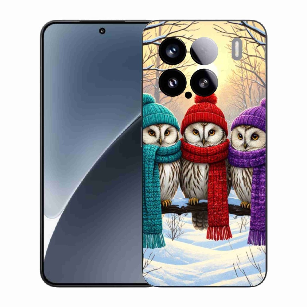 Gélový kryt mmCase na Xiaomi 15 - soví priatelia