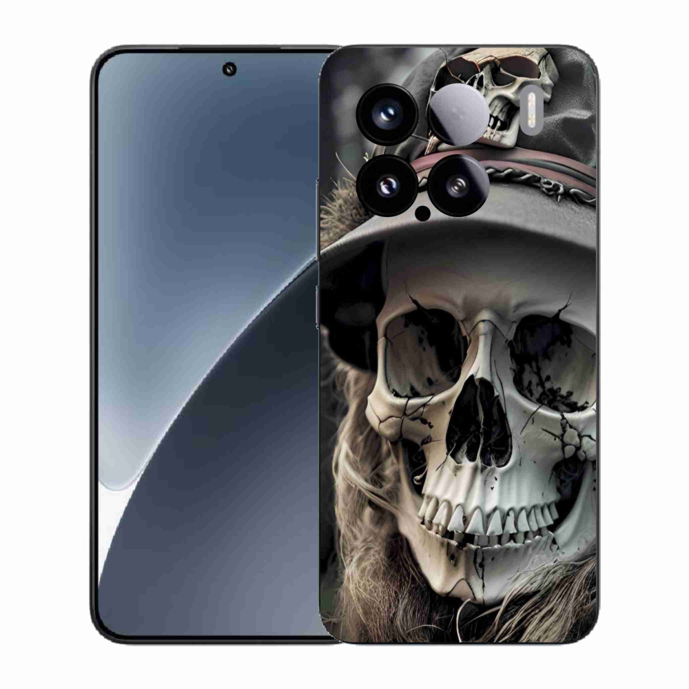 Gélový kryt mmCase na Xiaomi 15 - temná lebka