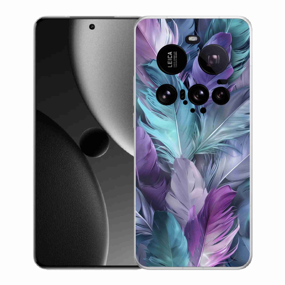 Gélový kryt mmCase na Xiaomi 15 Ultra - farebné perie 2